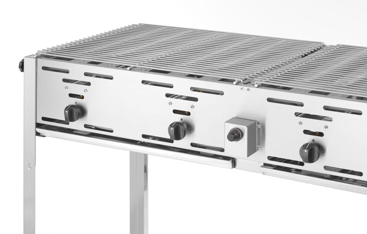 Grill gazowy GrillMaster Quattro, HENDI, 22kW, 1330x600x(H)920mm Hendi
